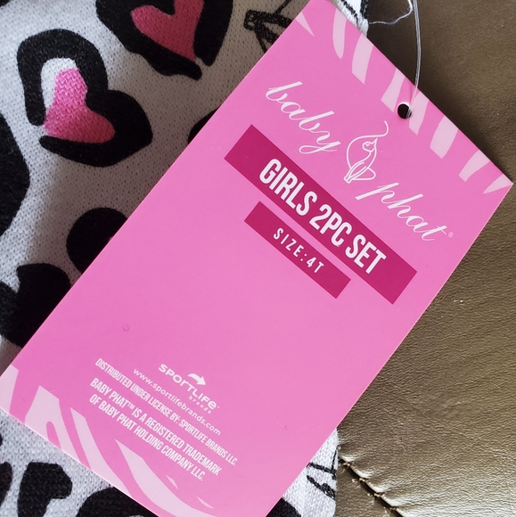 BABY PHAT Girls 2 Piece Set Size 4T - Picture 5 of 5